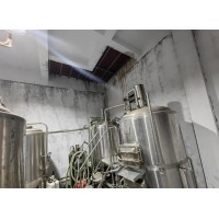 啤酒酿造设备 蒸汽加热六个五百升发酵罐