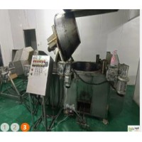 出售一米油炸锅 控油机 拌料机 冷却台等整套油炸设备