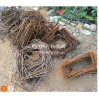处理工地剩余Φ8螺纹钢筋箍筋