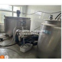 处理蝶式分离机 两个加热搅拌罐等乳制品设备