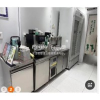 出售奶茶店设备整套 点单收银系统 制冰机 咖啡机 展示柜