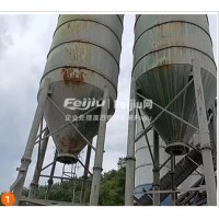 出售150吨大型立式水泥储料仓 90站八称搅拌站控制柜 100吨水泥罐两台