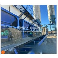 处理水稳站 移动筛分设备 2.2米*7米四层振动筛 电机30KW 配套启动柜 2条16米长输送机 15米废料皮带 固定式筛分设备整套 洗砂机 振动筛 脱水筛 200型圆锥机