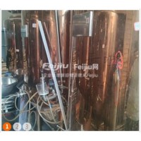 处理酿啤酒设备 发酵罐六个 放酒罐三个 制冷机器
