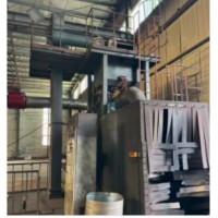 出售青岛和海通过式抛丸清理机