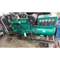 企业处置潍坊100KW柴油发电机，工厂备用机，用工作100小时左右，九成新