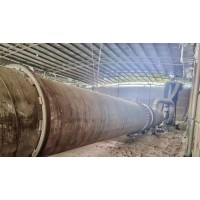 大型颗粒烘干机转让,整套设备带减速机和电机,直径1.62米,长度18米,