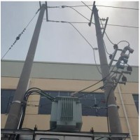 转让250千伏安纯铜油冷变压器带补偿柜