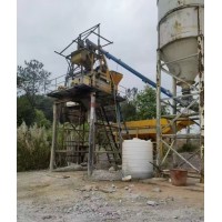 出一套二手混凝土搅拌站，带配料机、水泥罐